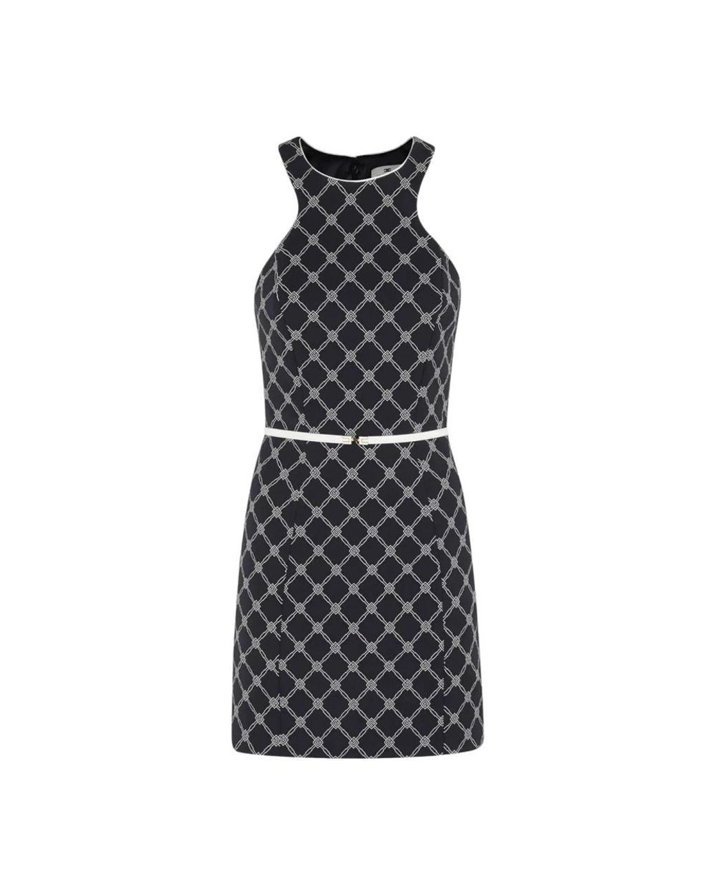 Elisabetta Franchi Black Short Dresses