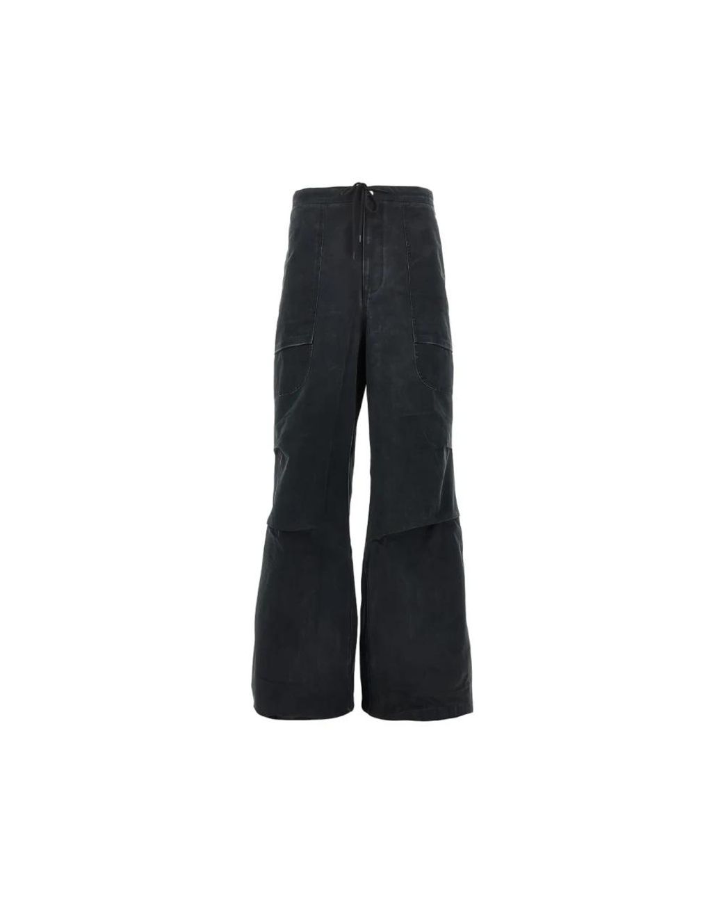 Entire studios Drawstring Broeken in het Black voor heren