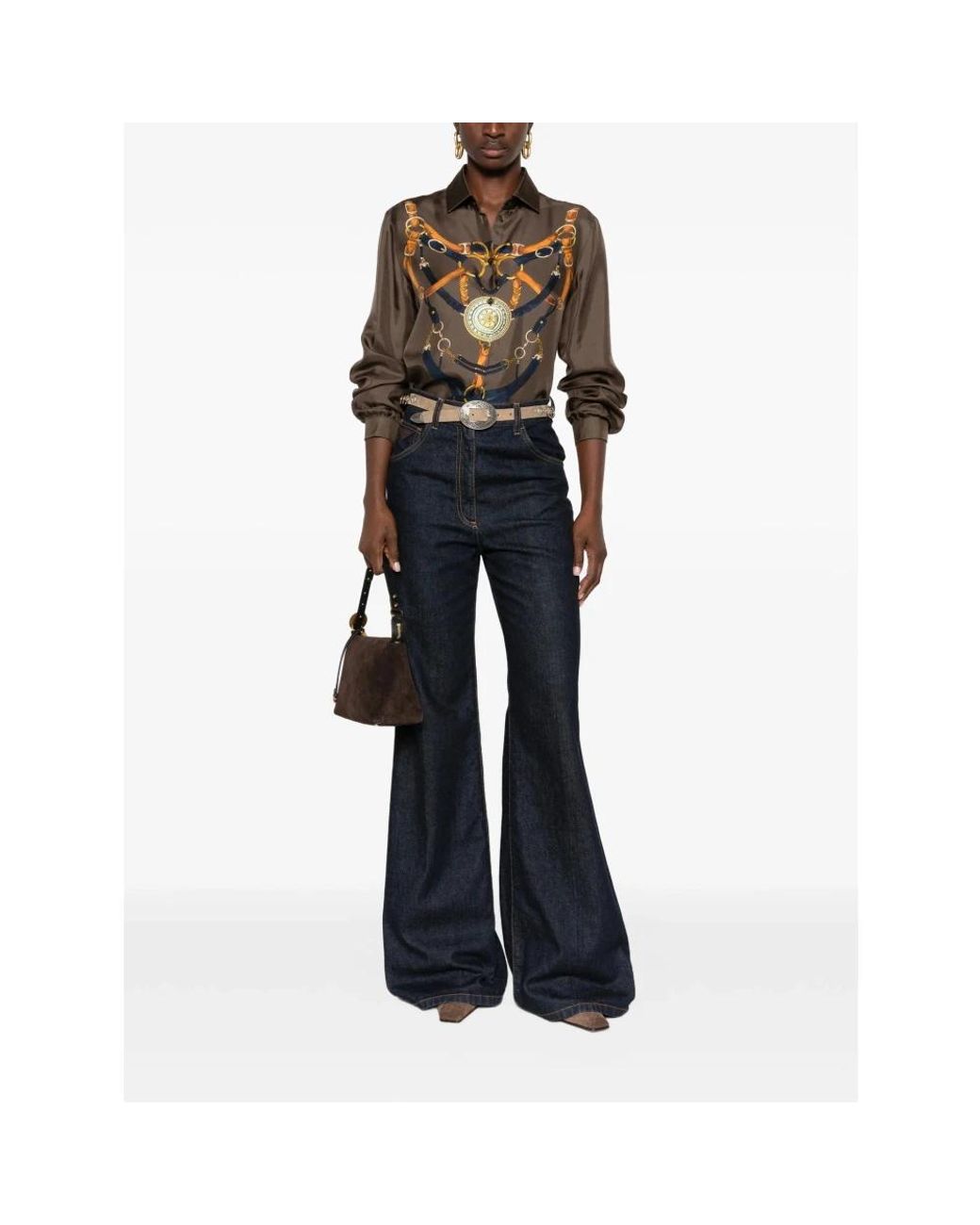 Etro Brown Shirts