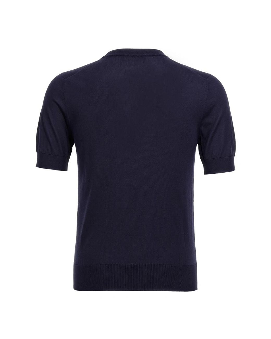 Dolce & Gabbana Blue Round-Neck Knitwear for men
