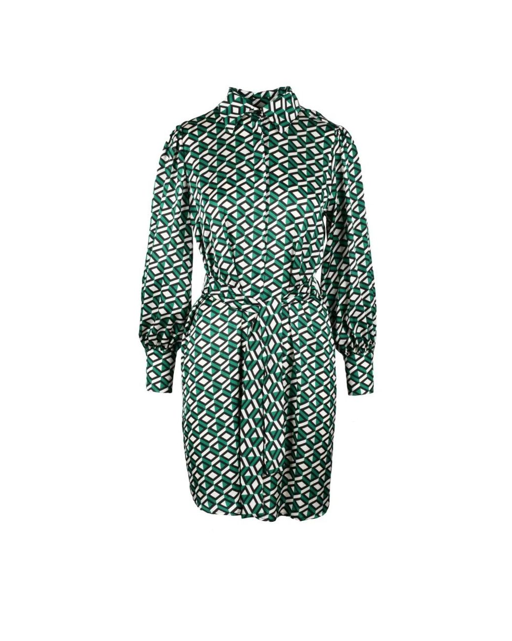 Think! Green Shirt Dresses