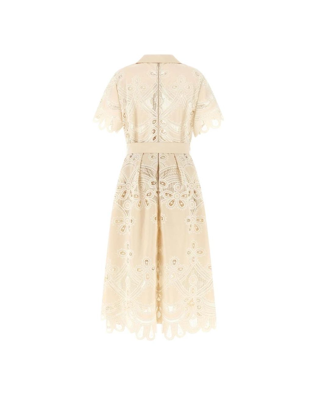 Elie Saab Natural Shirt Dresses