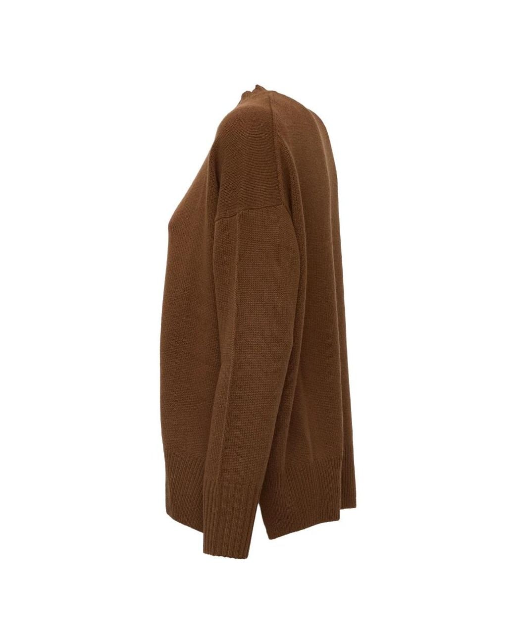 Allude Brown Cashmere Knitwear
