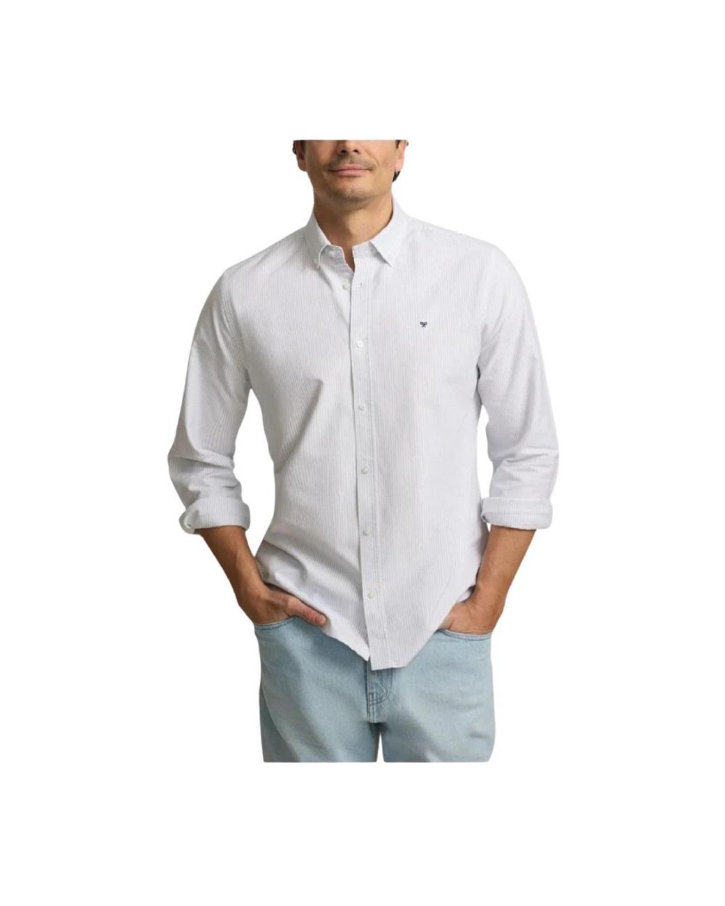 Silbon Gray Casual Shirts for men