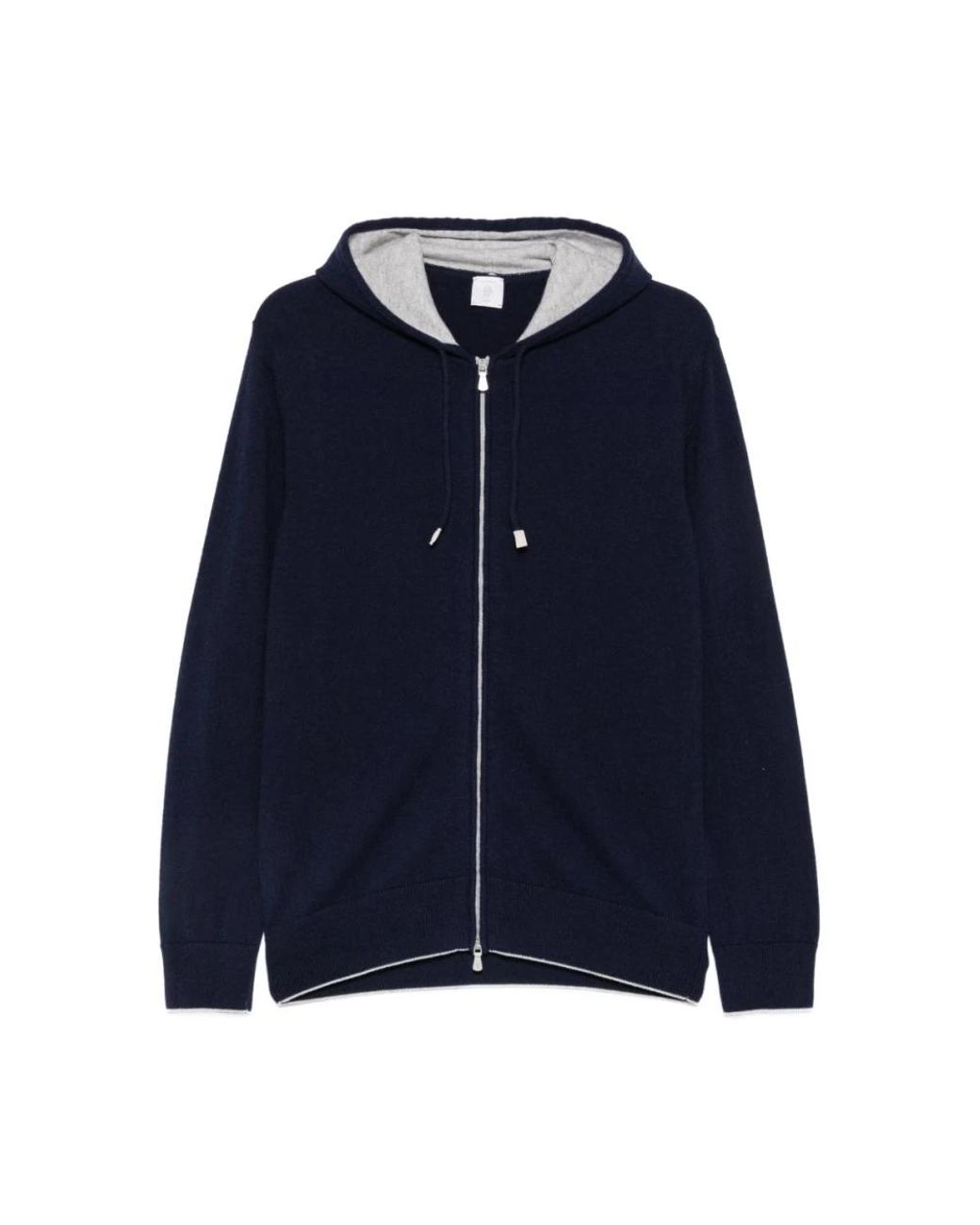 Eleventy Blue Zip-Throughs for men
