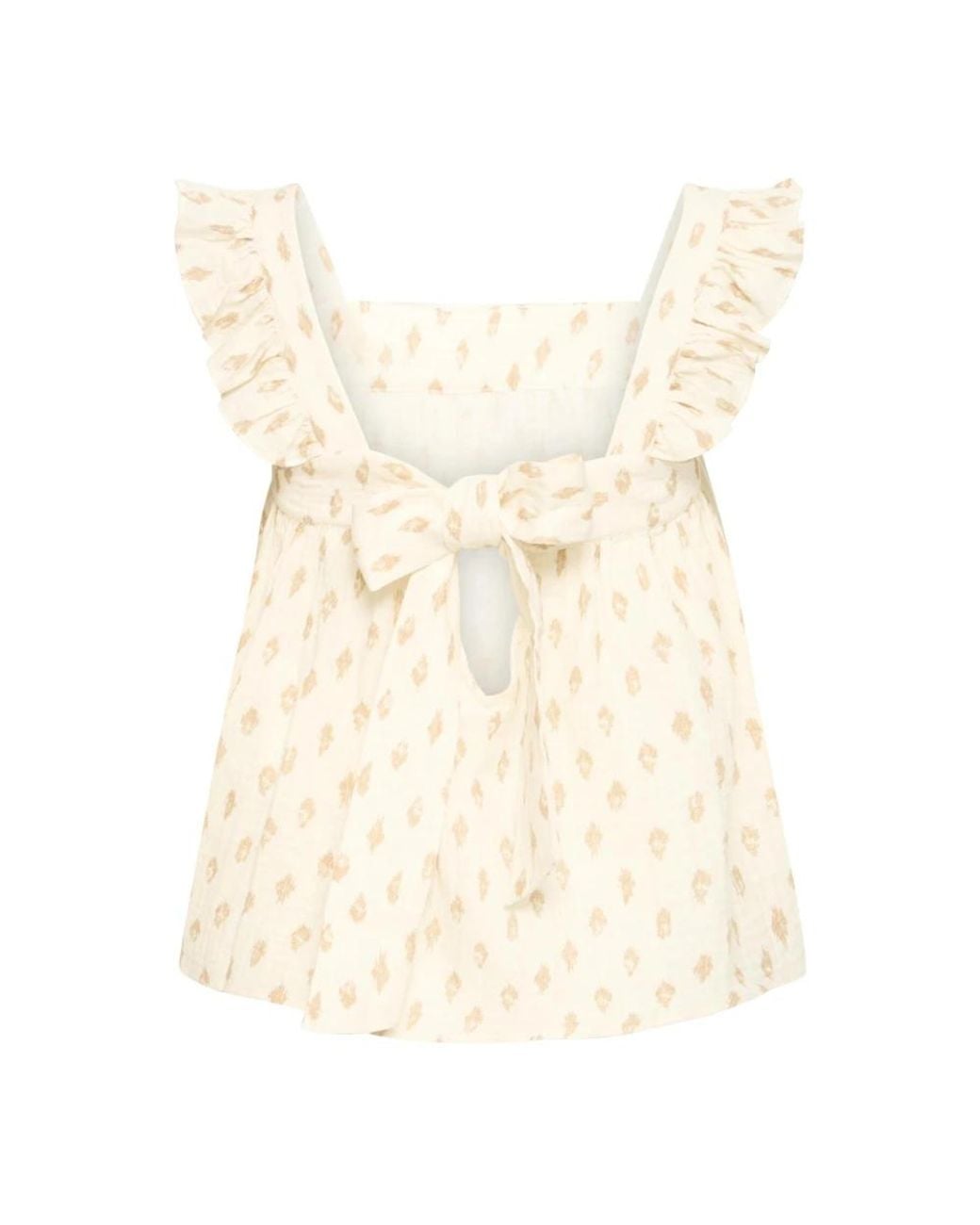 Blouses Ichi de color Natural
