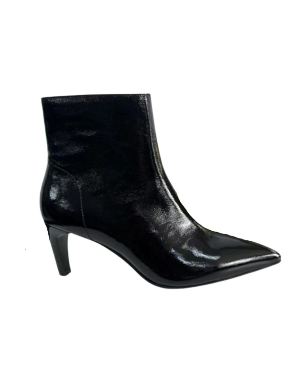 Linda Baumann Black Heeled Boots