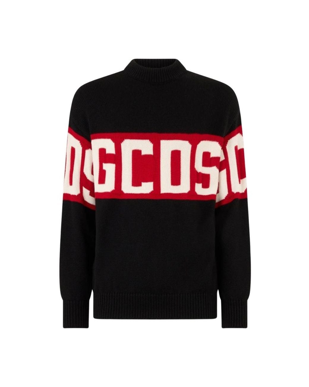 Gcds Red Round-Neck Knitwear