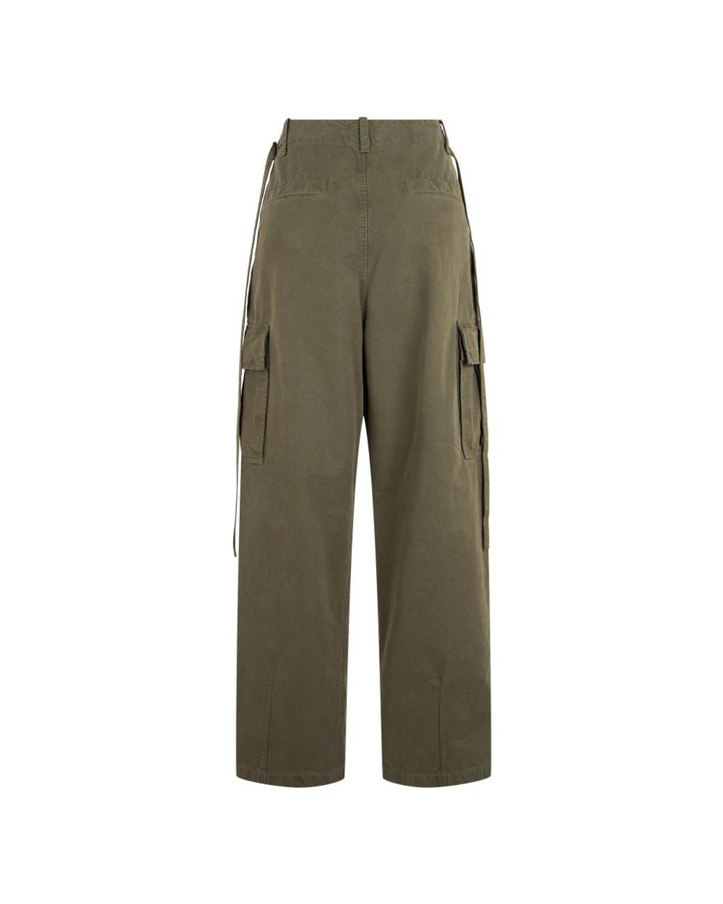 Fendi Green Wide Trousers
