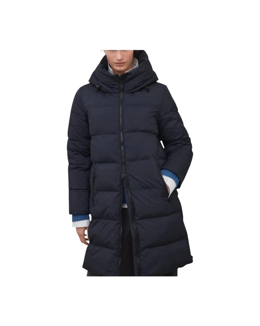 Ecoalf Manlie Coat in het Blue