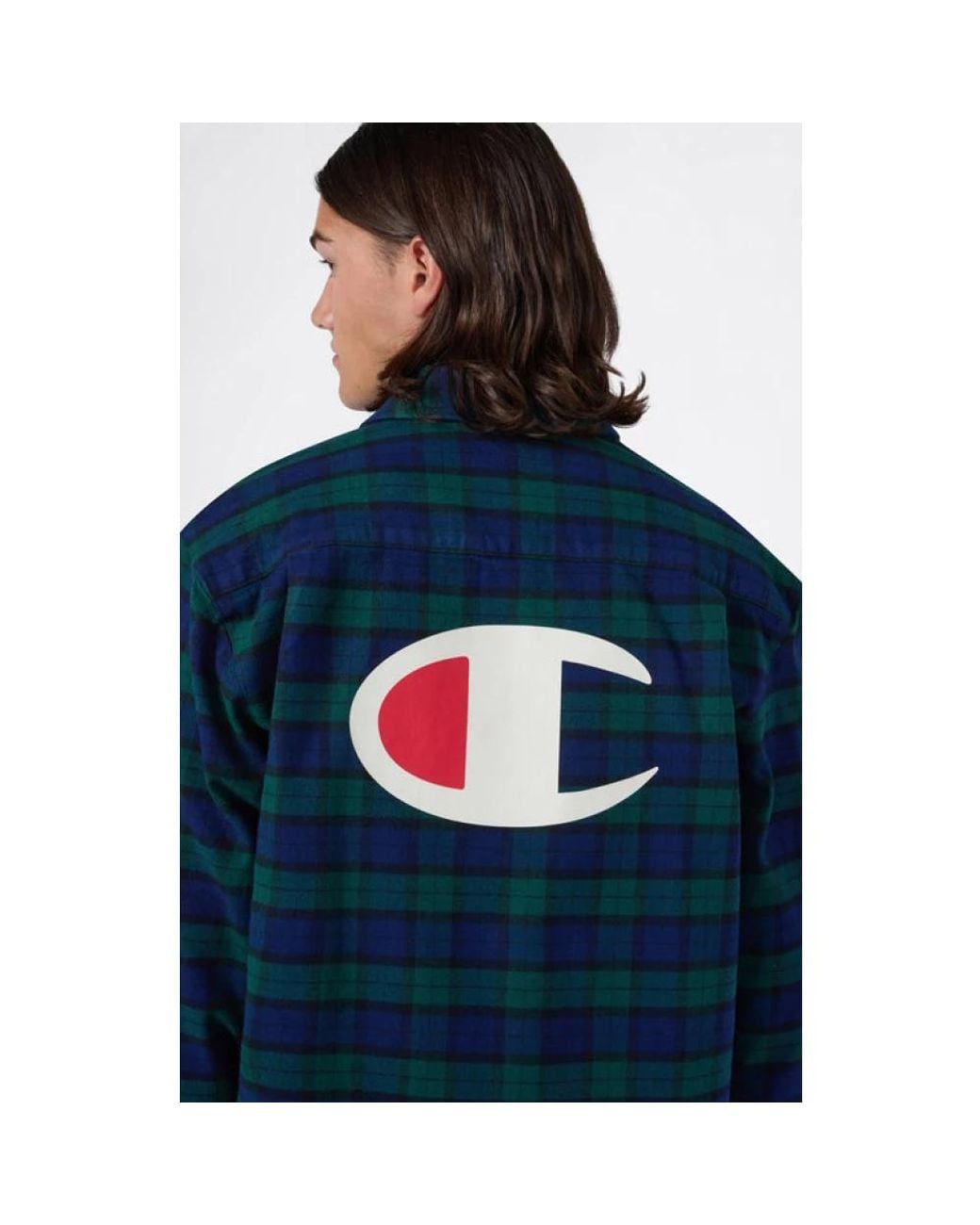 Champion Blue Casual Shirts for men