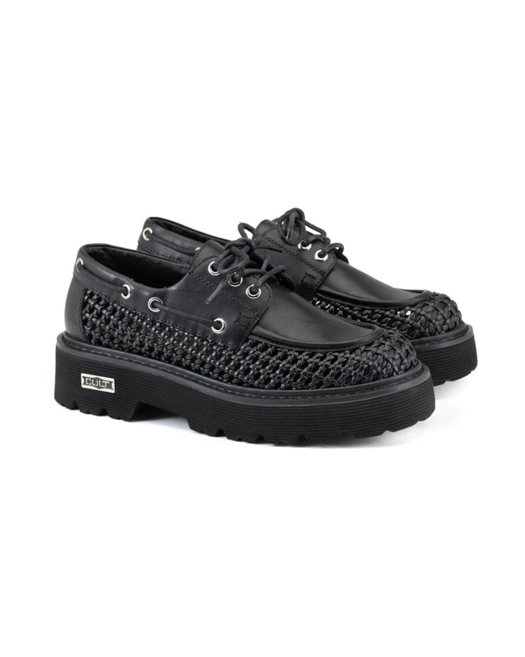 Cult Black Boat Shoes