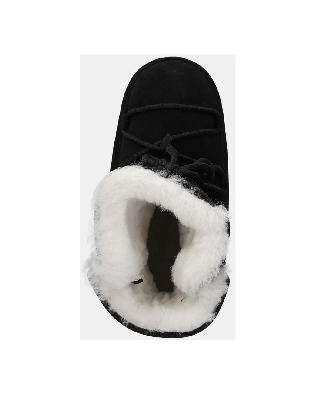 Moon Boot Black Mb Evx Boot Suede Shearling