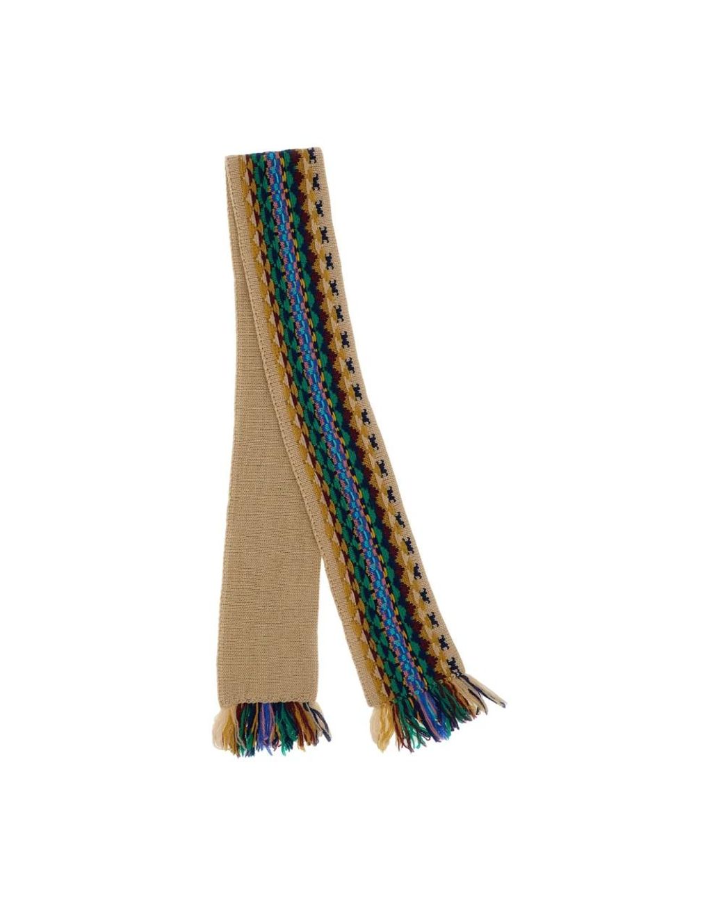Dries Van Noten Green Winter Scarves