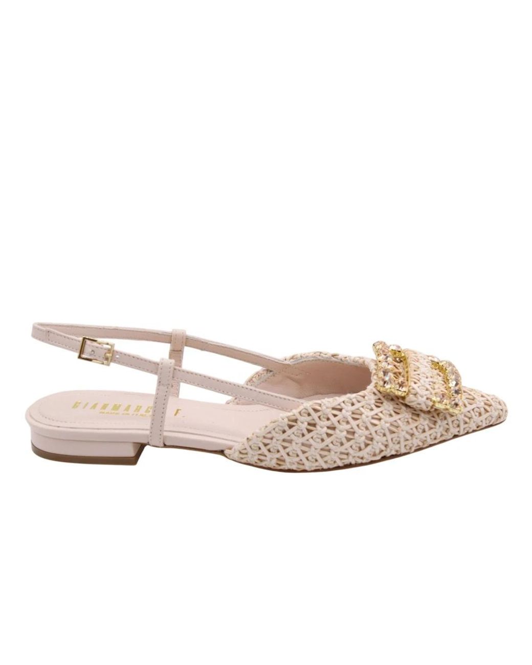 Gianmarco F. Pink Ballerina Shoes