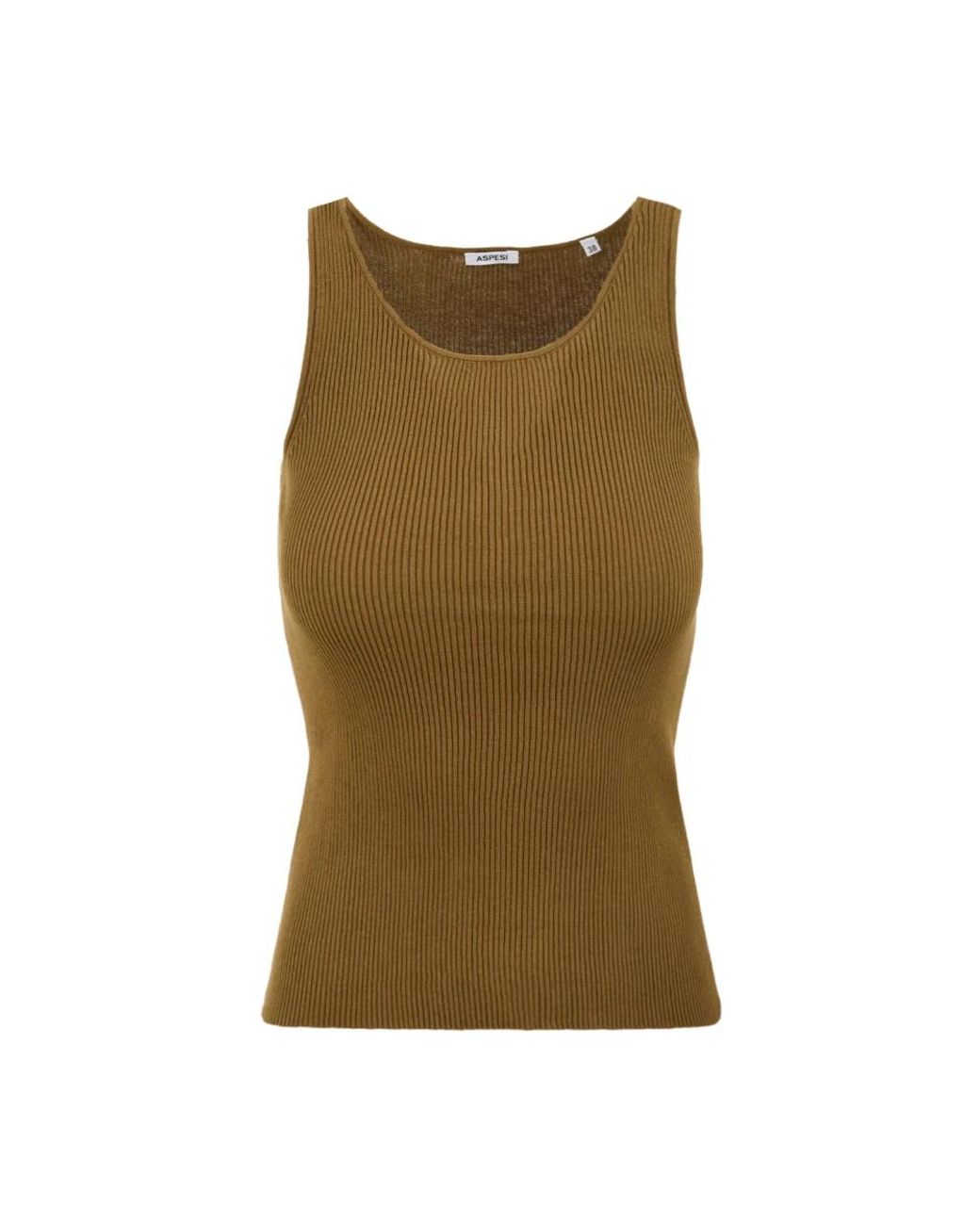 Aspesi Green Sleeveless Tops