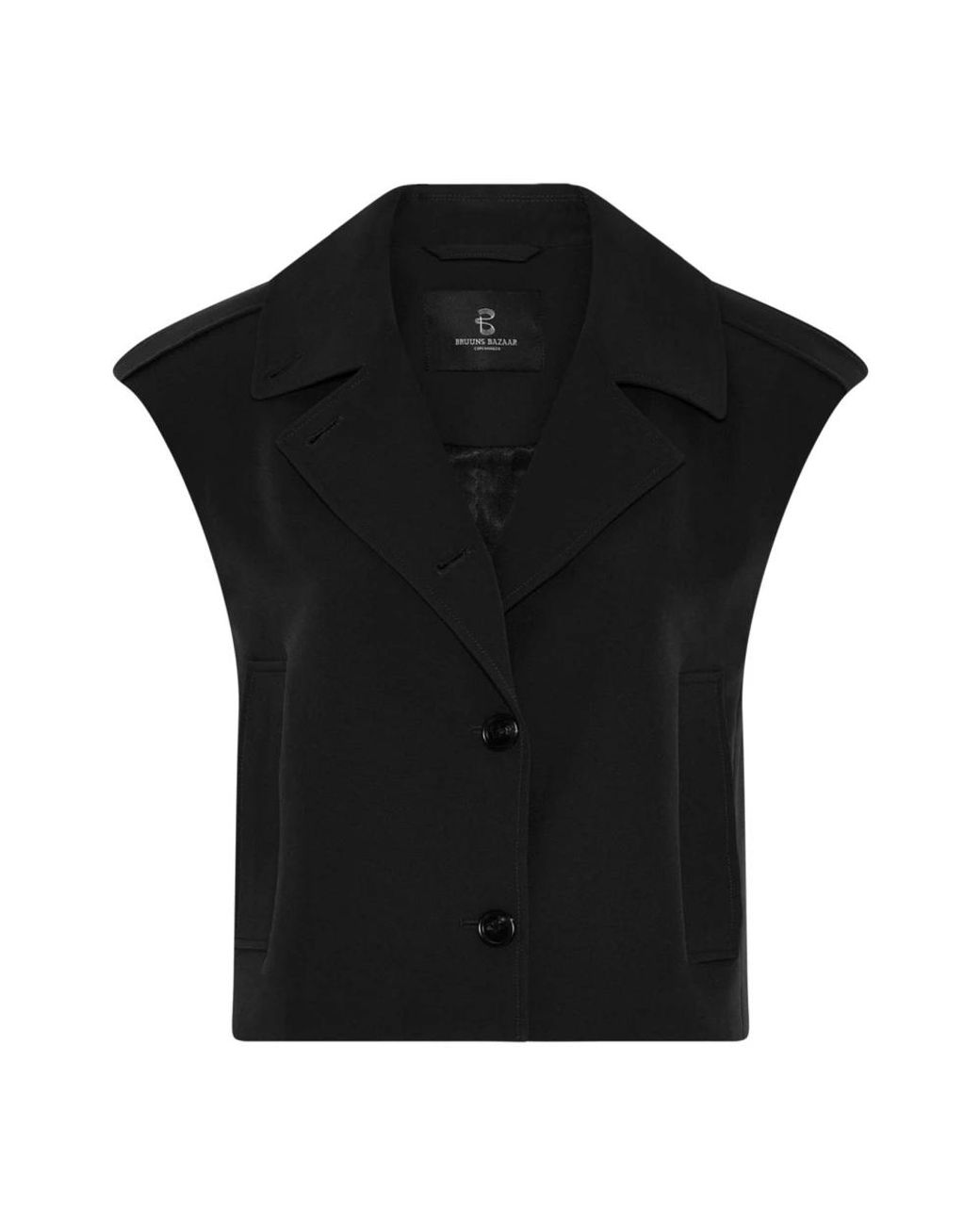 Suit Vests Bruuns Bazaar en coloris Black