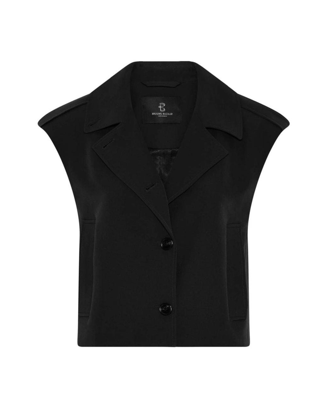 Bruuns Bazaar Black Waistcoats