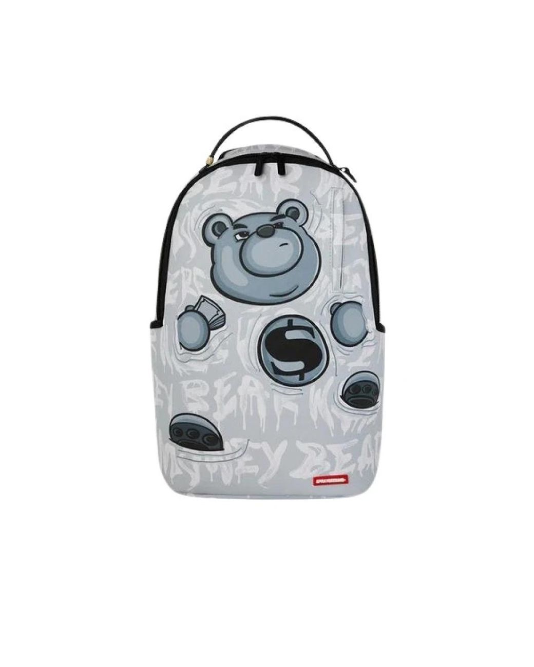 Sprayground Tassen ,Veelkleurig ,Zaino Big Backpack Scuola City Viaggio Shark Bear Money in het Blue