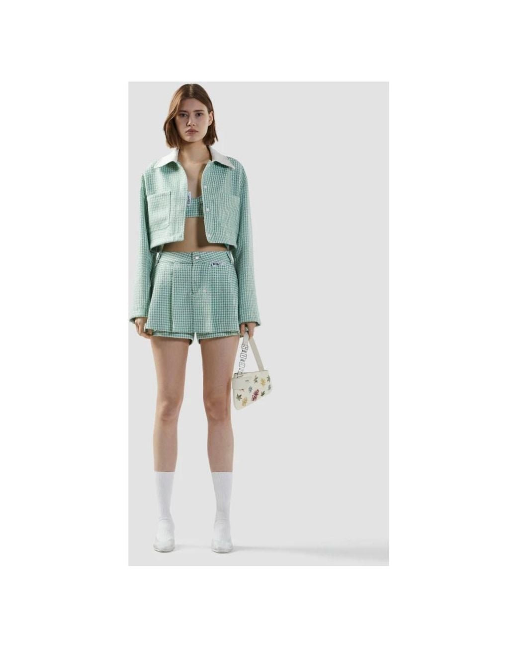 Gcds Green Short Shorts
