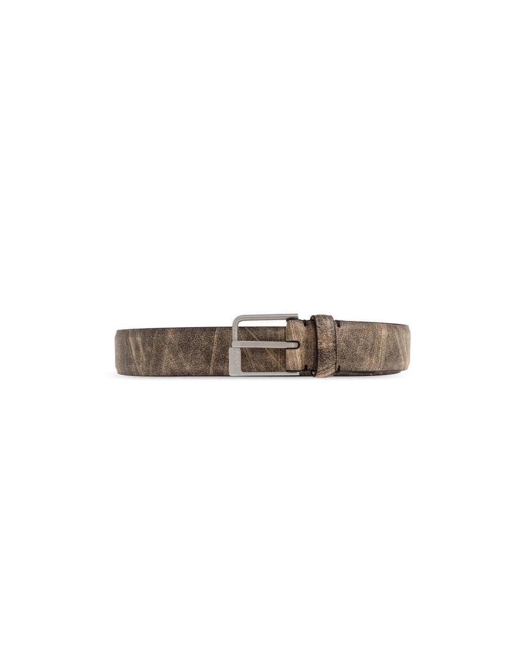 Maison Margiela Brown Der Ledergürtel