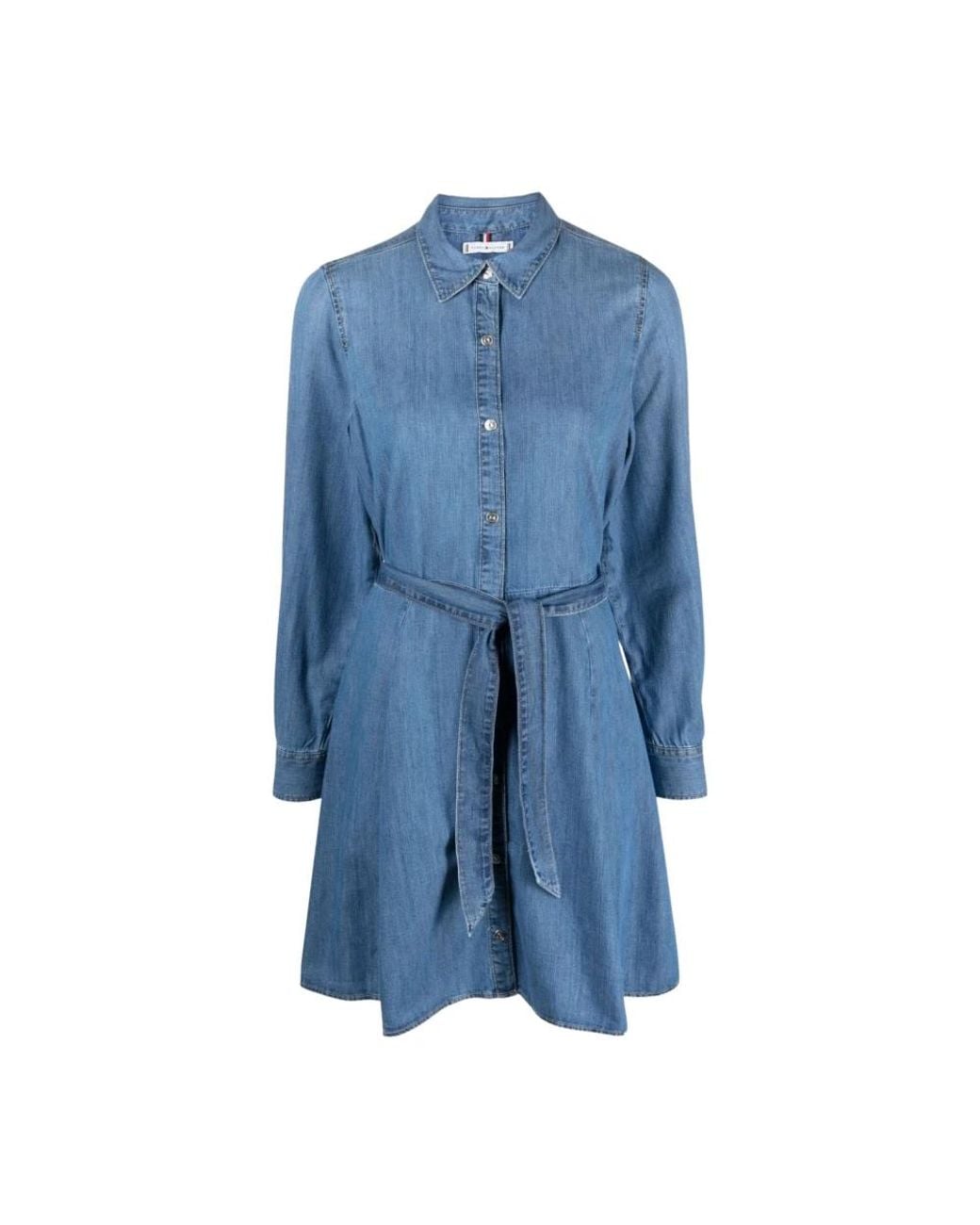 Tommy Hilfiger Blue Shirt Dresses
