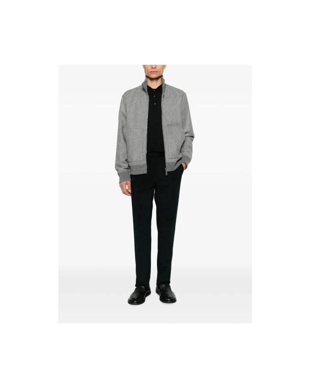 John Smedley Black Round-Neck Knitwear for men