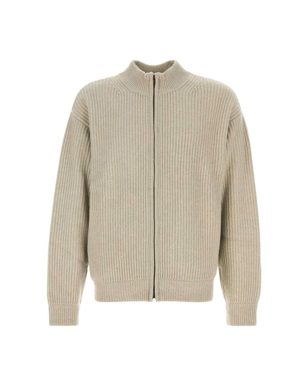 LeKasha Truien & Vesten ,Kasjmier Hanoi Cardigan in het Natural voor heren