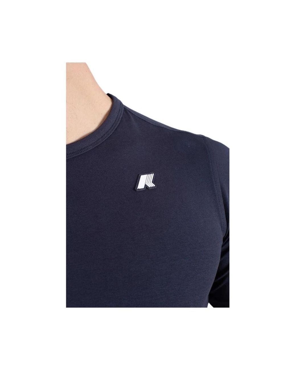 K-Way Blue T-Shirts for men
