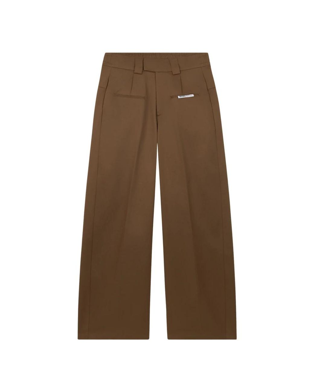 Gcds Brown Wide Trousers for men