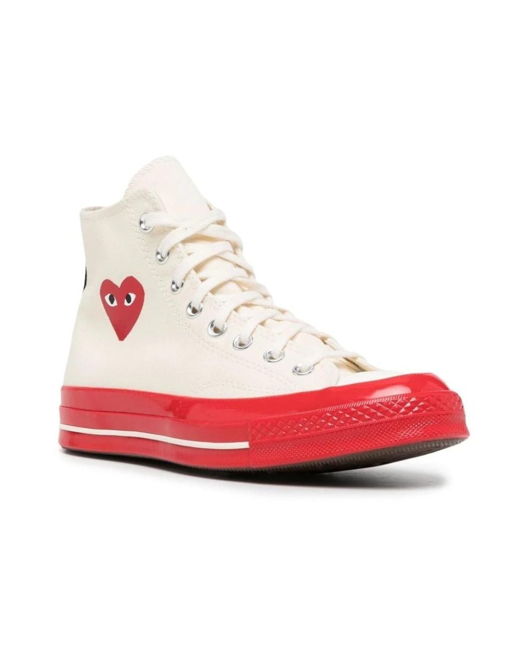 COMME DES GARÇONS PLAY Red Sneakers for men
