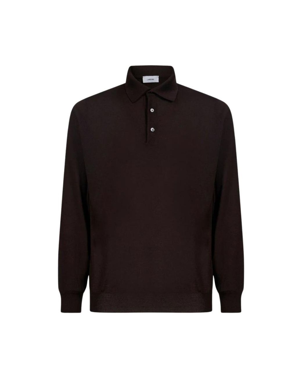 Lardini Black Polo Shirts for men