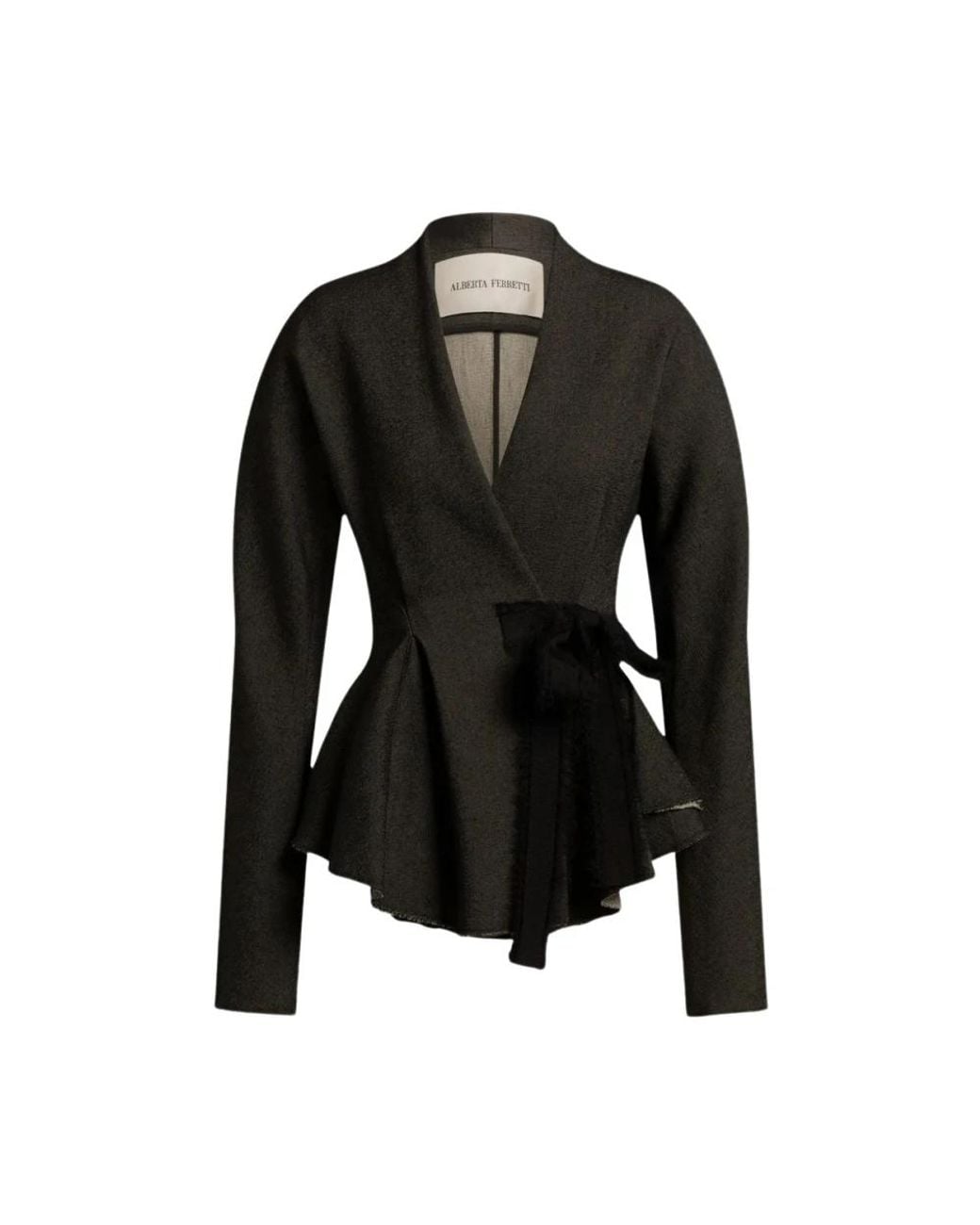 Alberta Ferretti Black Blazers