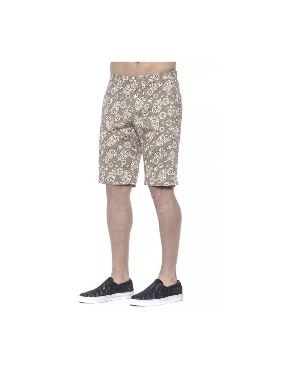 PT Torino Gray Casual Shorts for men
