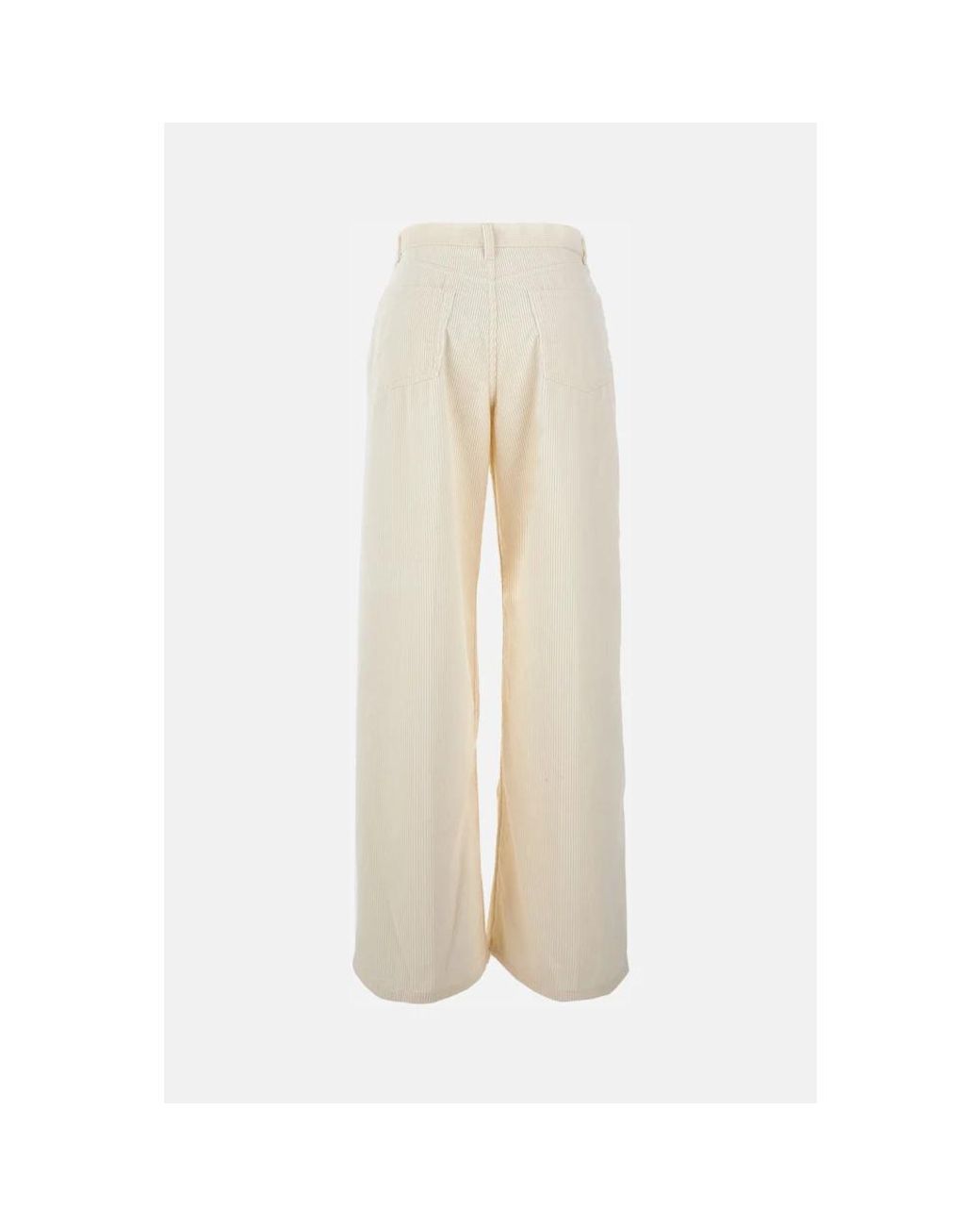 Polo Ralph Lauren White Wide Trousers