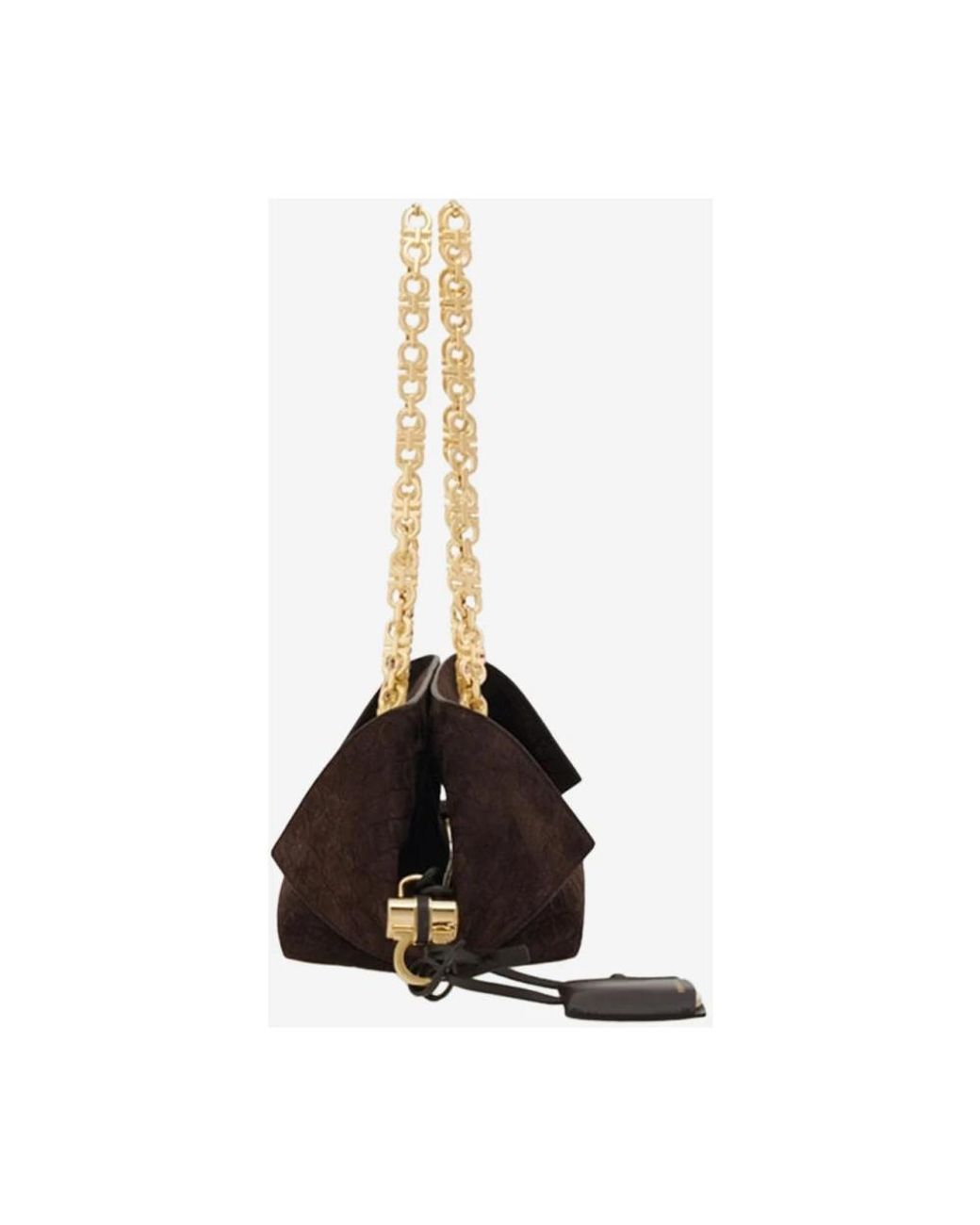 Ferragamo Brown Shoulder Bags