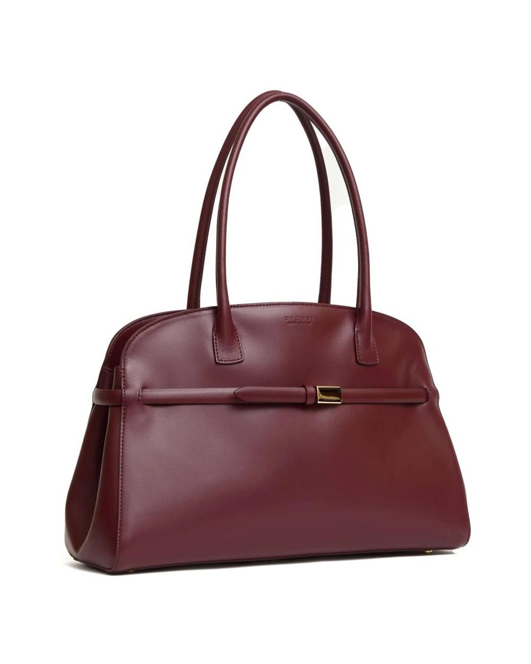 Orciani Purple Tote Bags