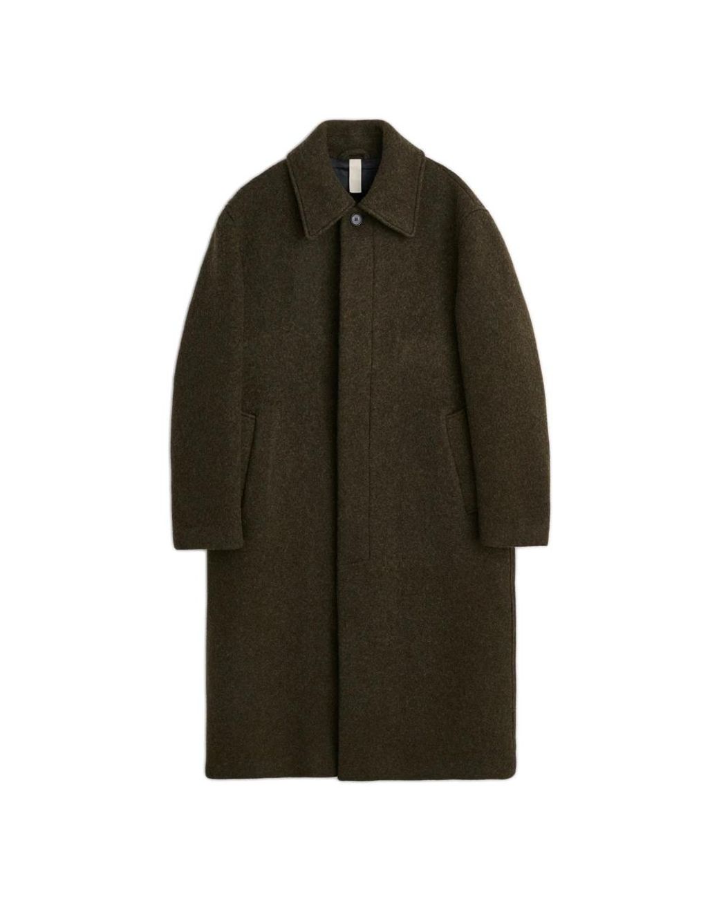 sunflower Green Single-Breasted Coats for men