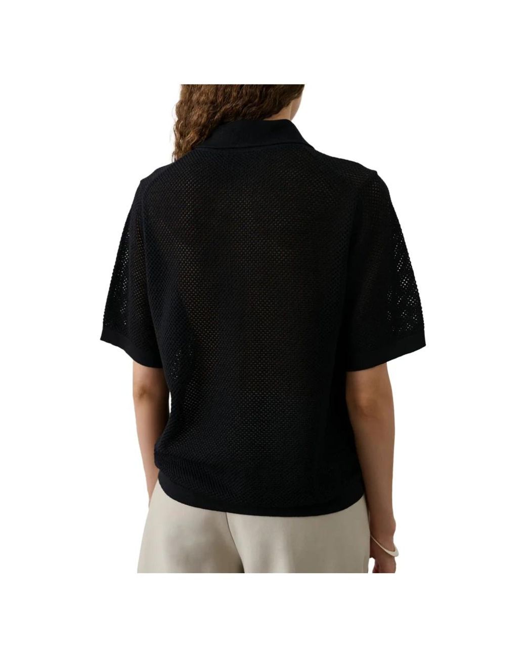 Soeur Black Polo Shirts