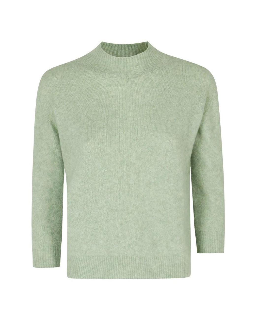 Roberto Collina Turtleneck Sweater in het Green