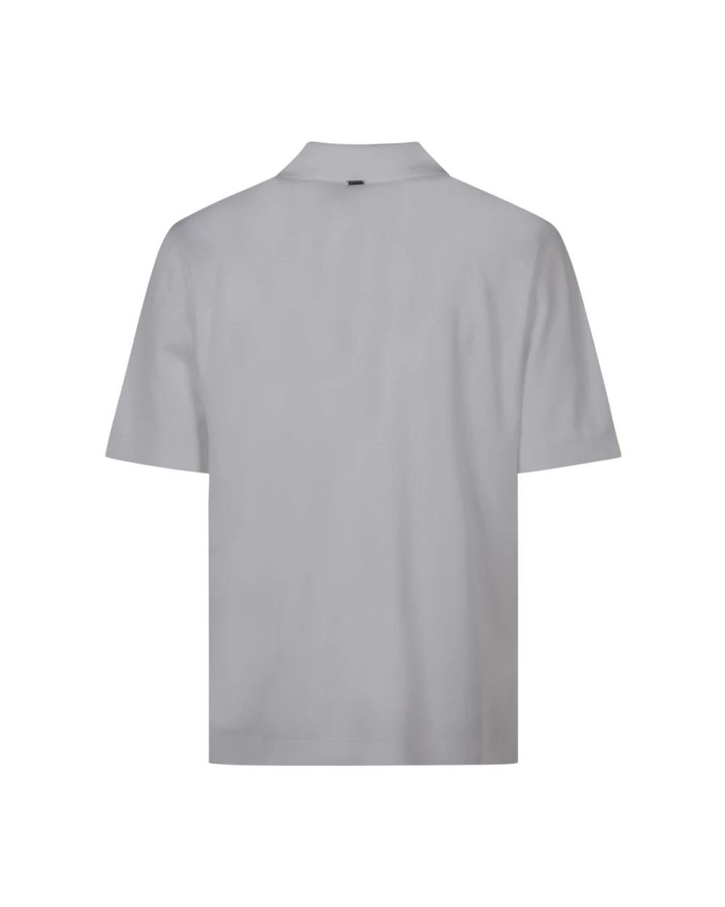 Herno Gray Polo Shirts for men