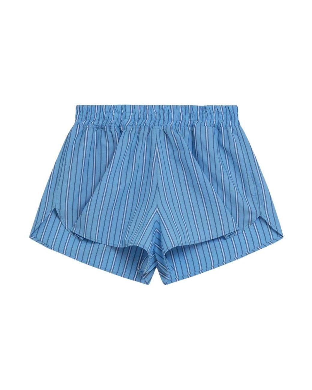 A PAPER KID Blue Short Shorts
