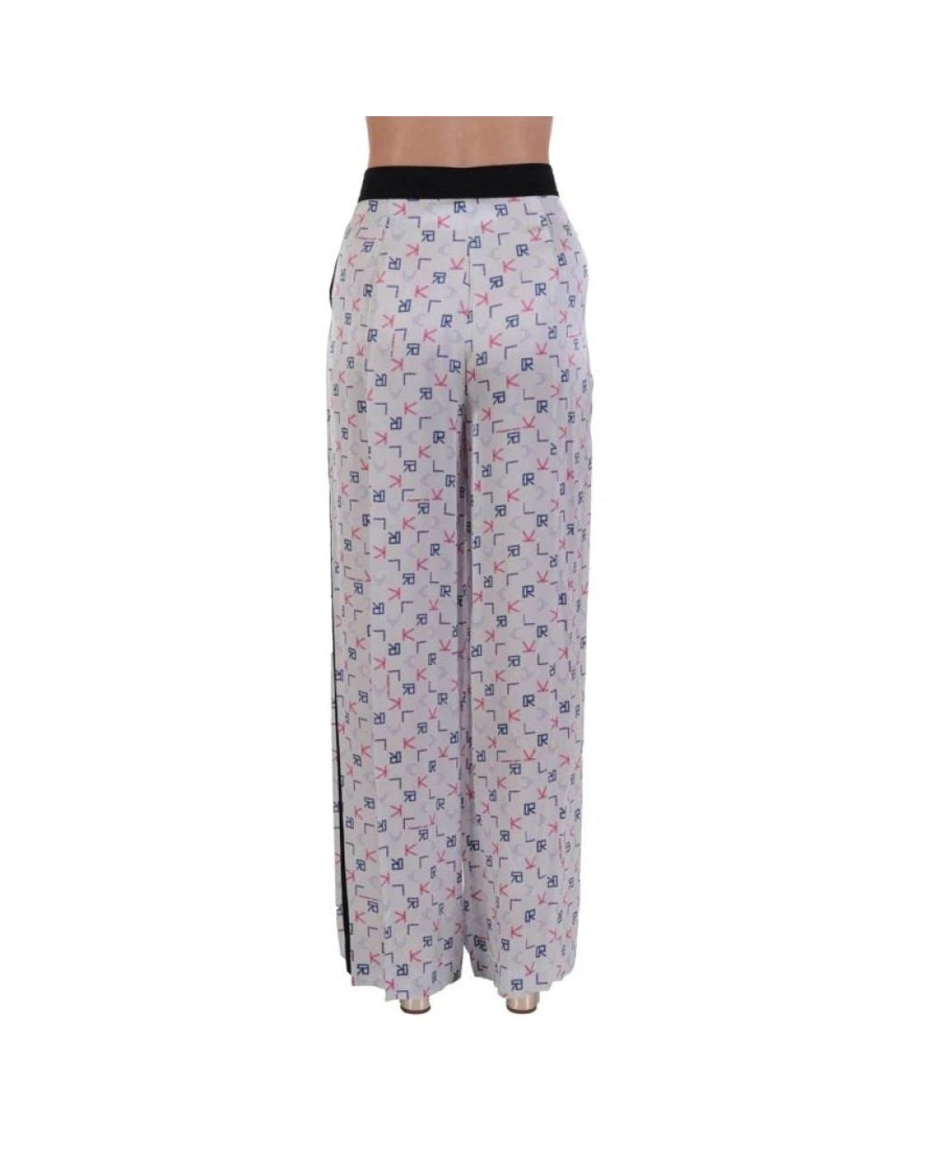Karl Lagerfeld Gray Wide Trousers