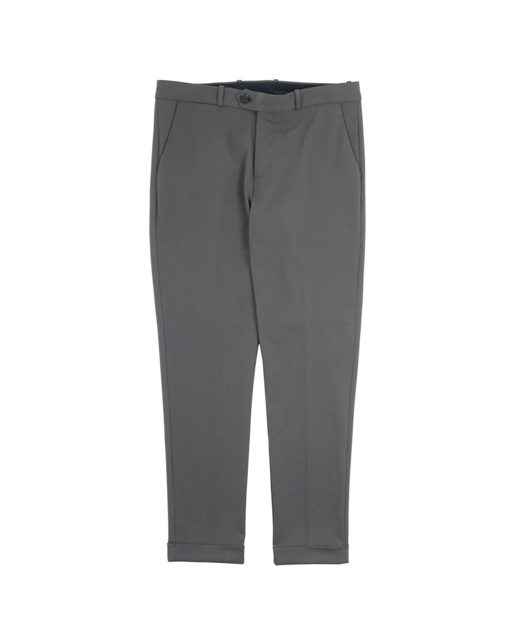 Rrd Gray Cropped Trousers for men