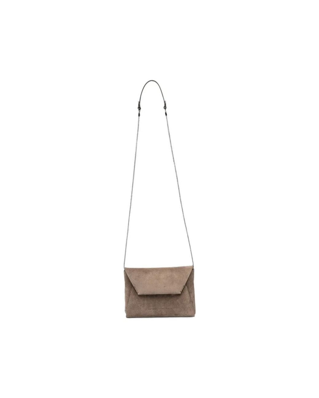 Brunello Cucinelli White Cross Body Bags