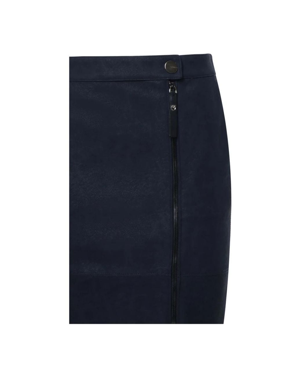 Pinko Blue Leather Skirts