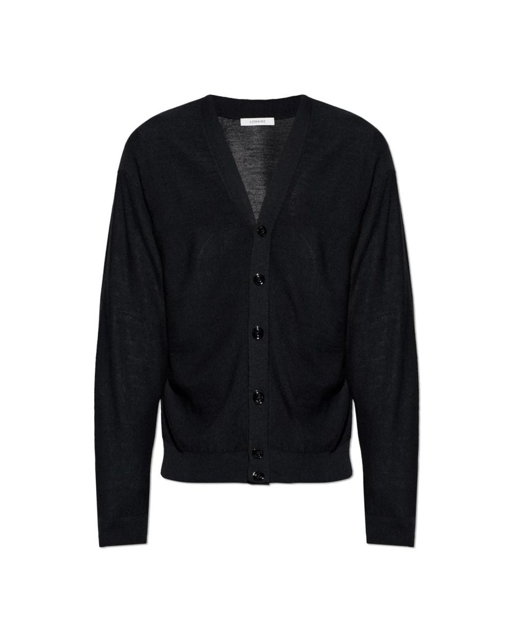 Cardigans Lemaire de hombre de color Black