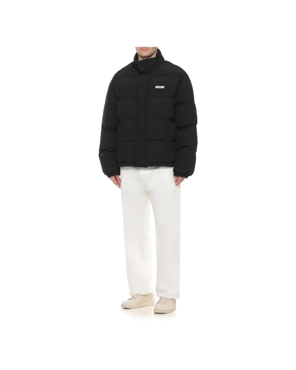 Moschino Black Winter Jackets for men