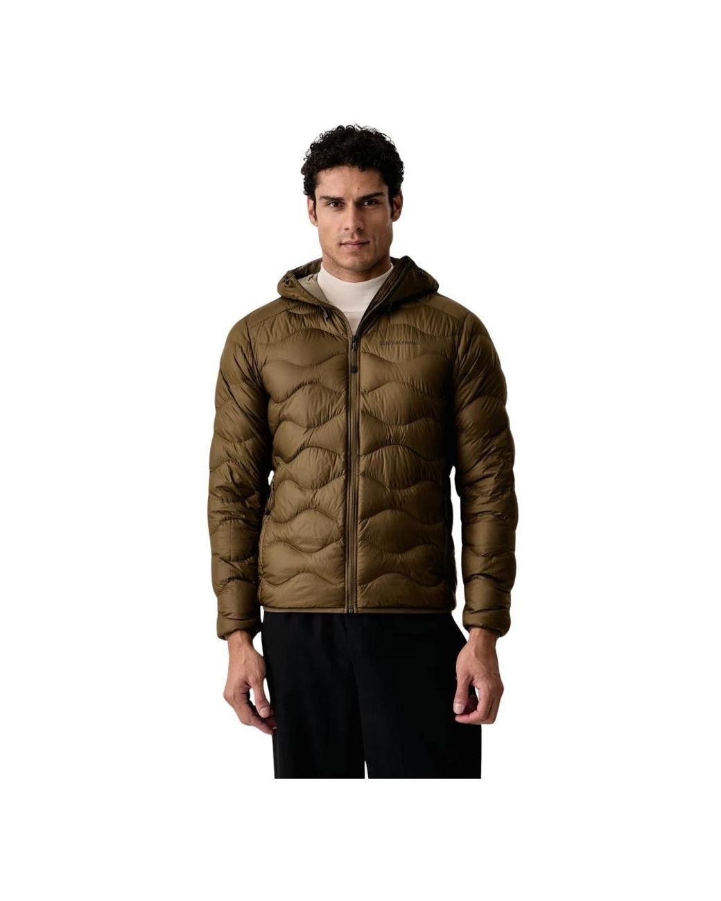 Peak Performance Helium Down Hood Jacket in het Brown voor heren