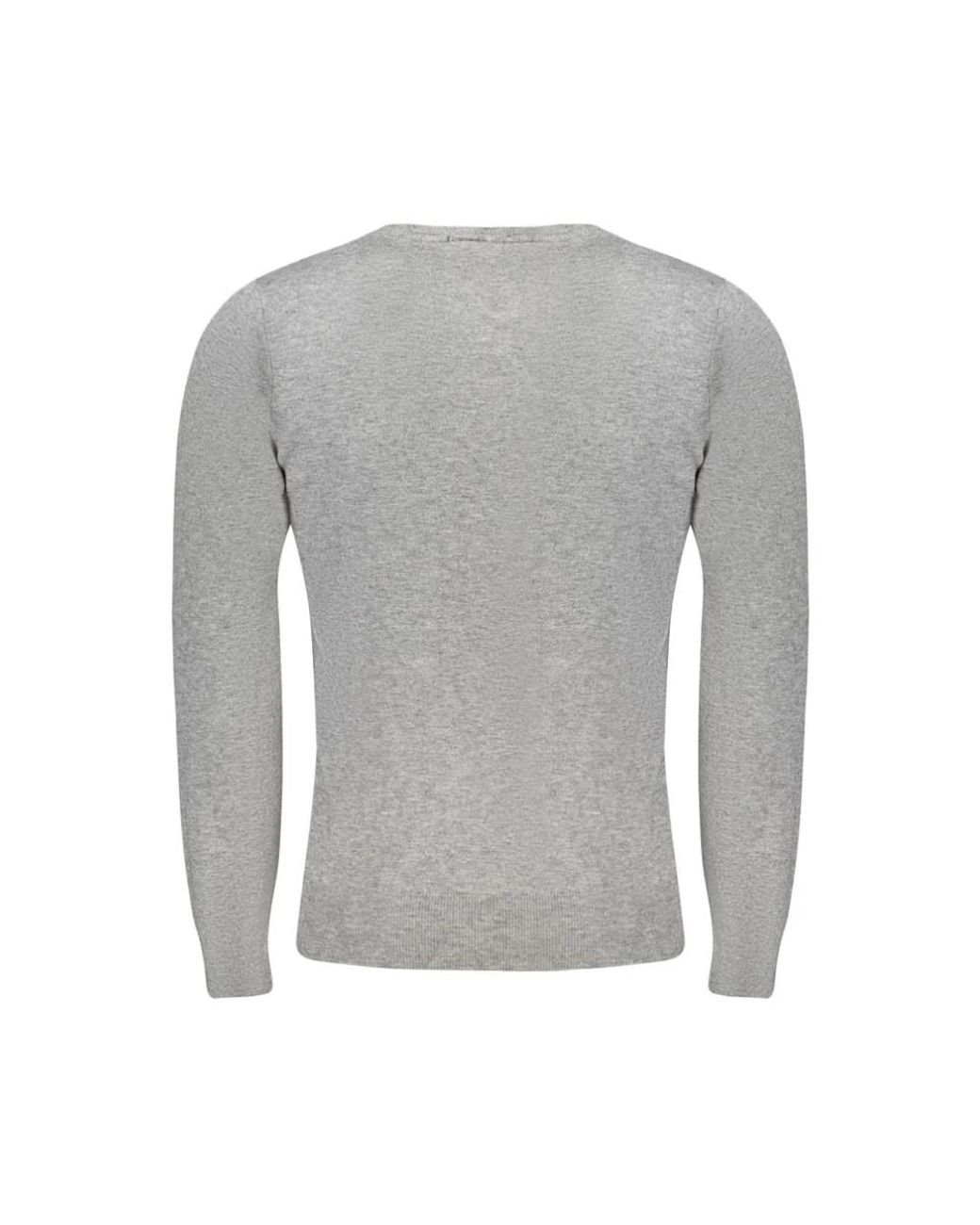 Roberto Cavalli Grauer polyester-pullover in Gray für Herren